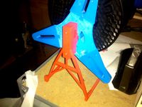 Desktop Holder for Mini Heavy Duty Filament Spool by cymon