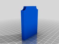 Parametric Cell Phone Battery holder.   by creuzerm