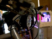 Bike light bracket 1-1/8 inch x 20mm headset spacer. by Neutron7