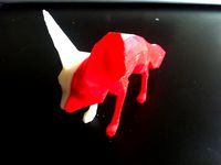 Two-Tone Fennec Fox by alg