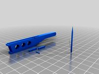 mini crossbow stock and bolt(with trigger that might work) by caddocreator
