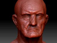 Marble Bust of a Man by fros1y