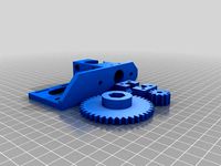 Wade's Geared Extruder single print bed by dsikar