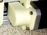 MendelMax Y belt / pulley shield by mfinn