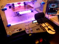 Webcam holder for Replicator by drandolph