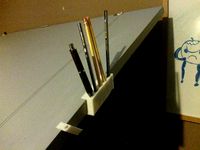 Drafting Table Pencil Holder by DubLo7