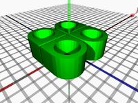 prusa brass bushing holder by Creatorson