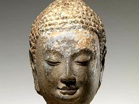Head of a Buddha by met