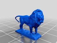 Lion, Art Institute of Chicago by tomburtonwood