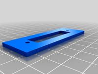 DB25 panel cutout template by ginge