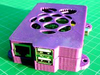 Raspberry Super-Pi case with mounting ears #30DoC Day 20 by RichRap