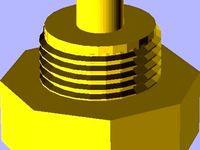 Axis Camera adapter to camera tripod by hugokernel