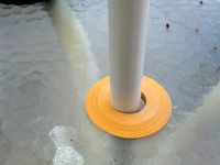 Beach Umbrella Patio Ring Adapter Thingie by ArtLab3D