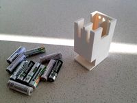 Battery Holder - AA and AAA by tealid