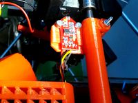 Hall-Î˜ Z endstopholder Prusa by FabLabMaastricht