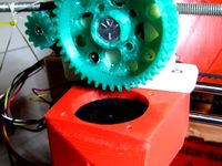 Printbot extruder mount with fan. by eddiema