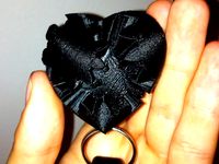 Working Micro Gear Heart Keychain by CrazyJaw
