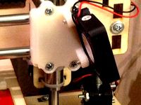 Printrbot LC part cooling fan mount by SometimesCake