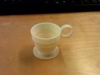 Collapsible Shot Glass - Holds Liquid! by sporkins