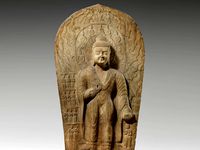 Stele with Buddha Dipankara (Randeng) by met
