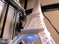 Eiffel Tower (Scaled 3x) printed on Ultimaker by approx