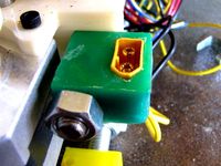xt60 DC socket mount for printrbot. by eddiema