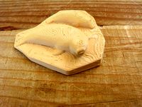 Two Seals - Inuit Art by pmoews