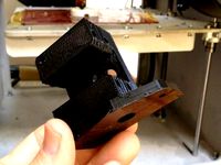 Shaper Cube Extruder Mount by Stephenwinter