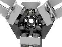 Filament Spool Holder - Huxley feet by AndrewCraigie