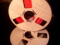 Lasercut filament spool (30cm) by Saphhiratz