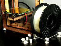 Mosaic Feet & Spool Holder by bwevans