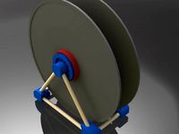 3D Printer suppler spool spacer adapter by DrewPetitclerc