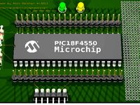 PIC18f4550 development board by alonraiz