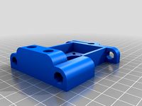 Integrated Z motor mount, frame vertex, rod clamp and reel holder for Prusa Mendel by Magician