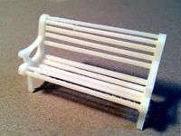 1:24 Park Bench by PrettySmallThings