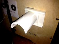 Updated: Parametric Replicator Spool Holder by shaunp
