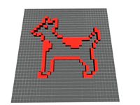 MacPaint CowDog by carlynorama