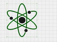 Embroidery Nuclear Design by habo