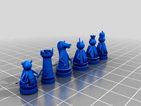 Angels vs. Devils #chess set (Devils) by NikolayKalinin