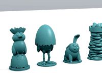 Easter Chess by Tentacl3d