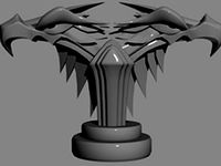 Hawk Head Bust by ReFriedNoodle