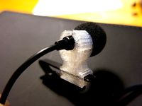 Wire clip or Lavalier Mic Clip replacement by davepix