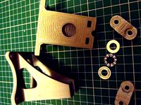 MendelMax Z axis mounts for M6 threaded rod by RichRap
