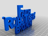 Faith Nameplate by MrCainScience