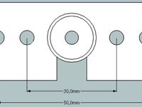 Parcan mk2 hotend mounting plate by watsdesign