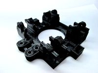 Reinforced Prusa X Carriage with Slim LM8UU Holder by jonaskuehling