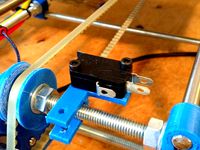 Perpendicular endstop holder for D4 microswitch by mattproc