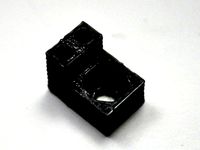 Reprap mendel x-axis opto homing flag and mount. by Karl_Williams