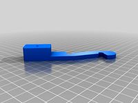 Extended Huxley extruder drive holder (Mirrored) by burtyb