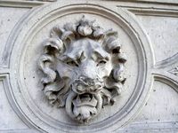 Lion stucco by ArielAr